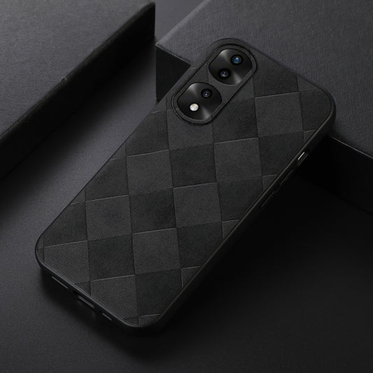Weave Plaid PU Phone Case