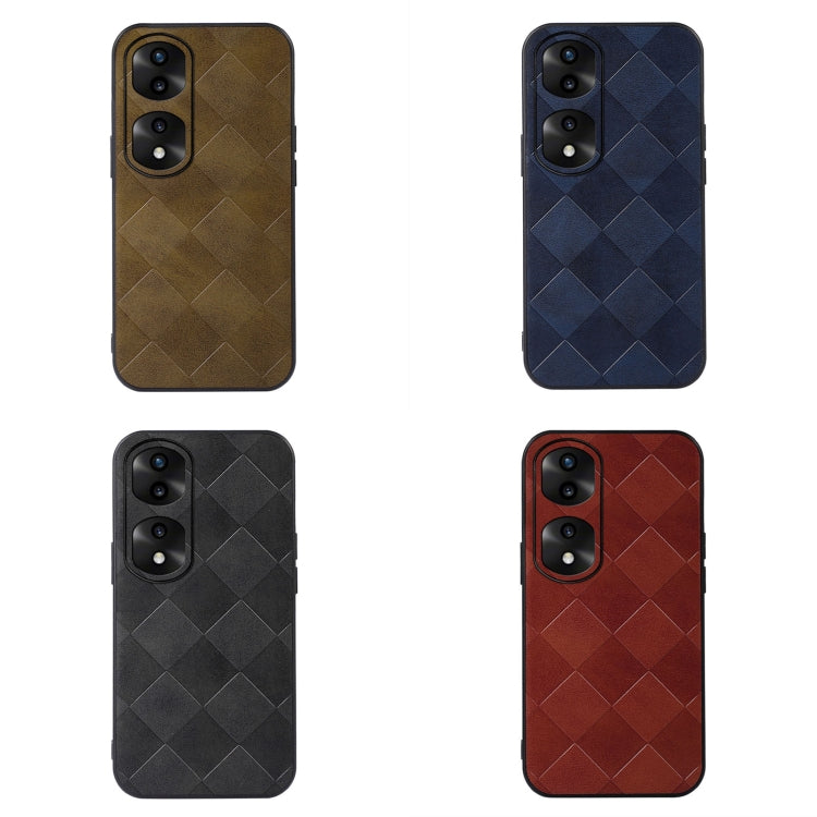 Weave Plaid PU Phone Case
