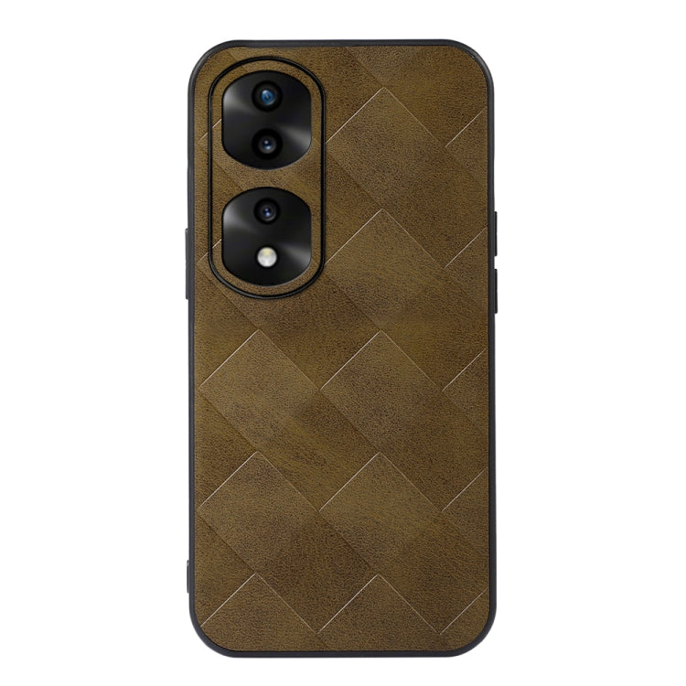 Weave Plaid PU Phone Case