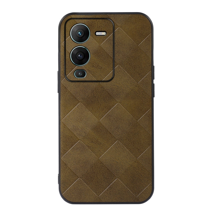 Weave Plaid PU Phone Case