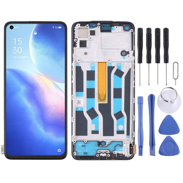 Original LCD Screen and Digitizer Full Assembly with Frame, For OPPO Realme GT Neo2, For vivo Y31S, For OPPO Reno4 Lite/F17 Pro, For OPPO Reno5 5G/Find X3 Lite, For OPPO Reno5 4G/Reno5 K, For OPPO Realme 7 5G, For OPPO A96 China