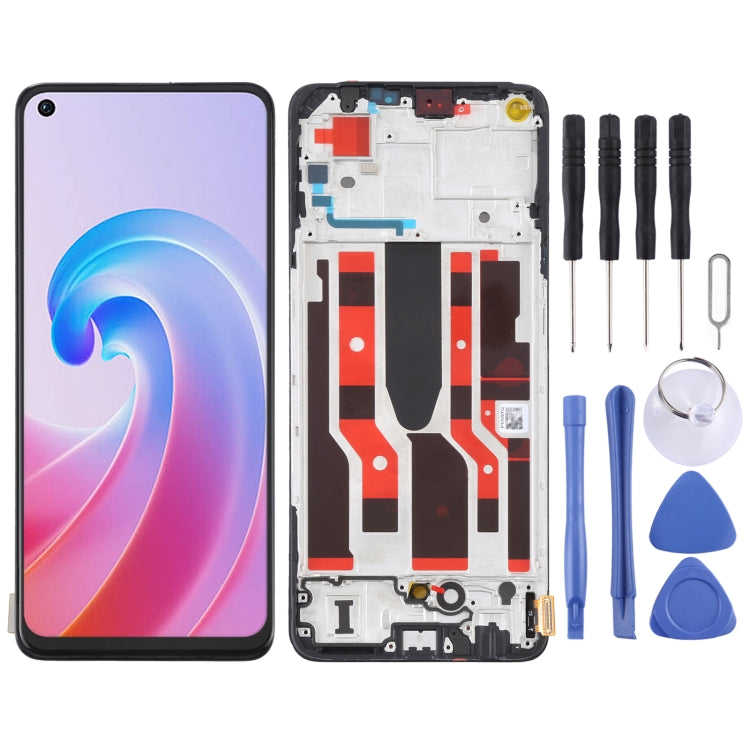 Original LCD Screen and Digitizer Full Assembly with Frame, For OPPO Realme GT Neo2, For vivo Y31S, For OPPO Reno4 Lite/F17 Pro, For OPPO Reno5 5G/Find X3 Lite, For OPPO Reno5 4G/Reno5 K, For OPPO Realme 7 5G, For OPPO A96 China