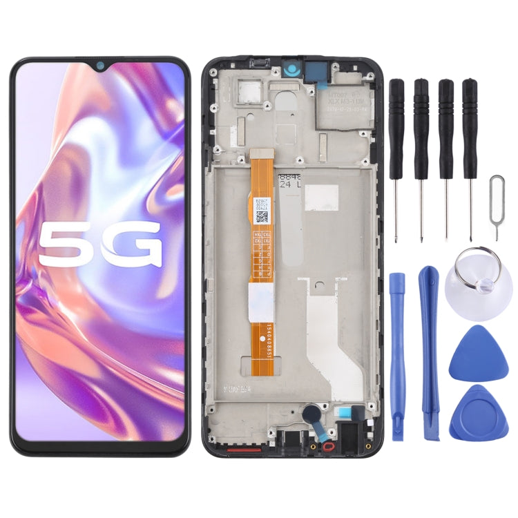 Original LCD Screen and Digitizer Full Assembly with Frame, For OPPO Realme GT Neo2, For vivo Y31S, For OPPO Reno4 Lite/F17 Pro, For OPPO Reno5 5G/Find X3 Lite, For OPPO Reno5 4G/Reno5 K, For OPPO Realme 7 5G, For OPPO A96 China