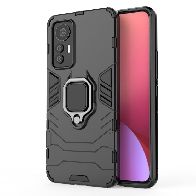 Shockproof PC + TPU Phone Case with Magnetic Ring Holder