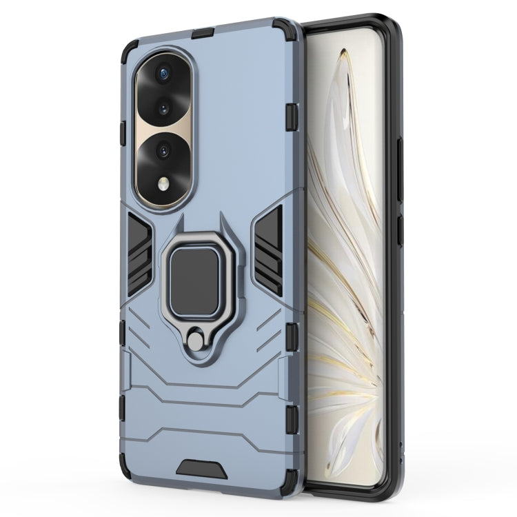 Shockproof PC + TPU Phone Case with Magnetic Ring Holder