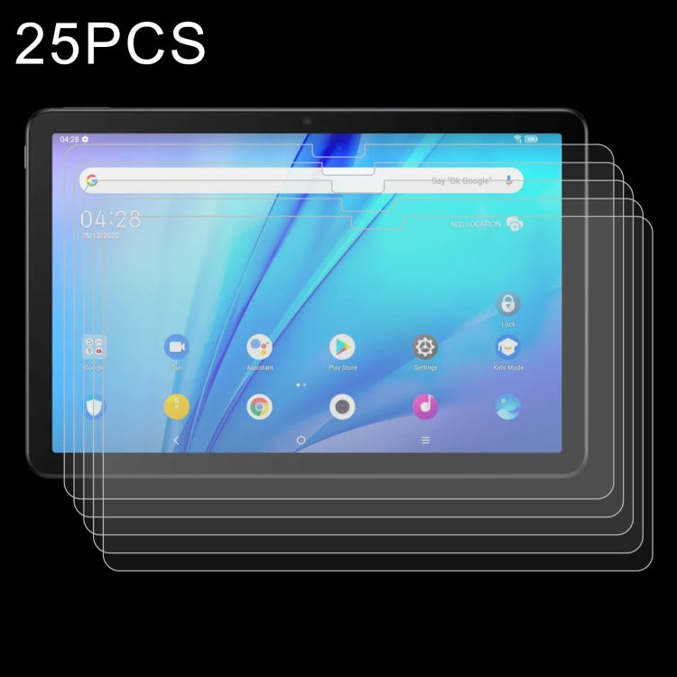 25 PCS 9H 2.5D Explosion-proof Tempered Tablet Glass Film For Lenovo Pad 2022 / M10 Plus Gen 3 10.6 / K10 Pro 10.6 inch WiFi Tablet / Redmi Pad 10.61, For TCL Tab 10s / Enjoy 2 / T10 / T10S / Honor X8 / Honor 8 Lite (25 PCS), For Tesla 15.6 (25 PCS)���...