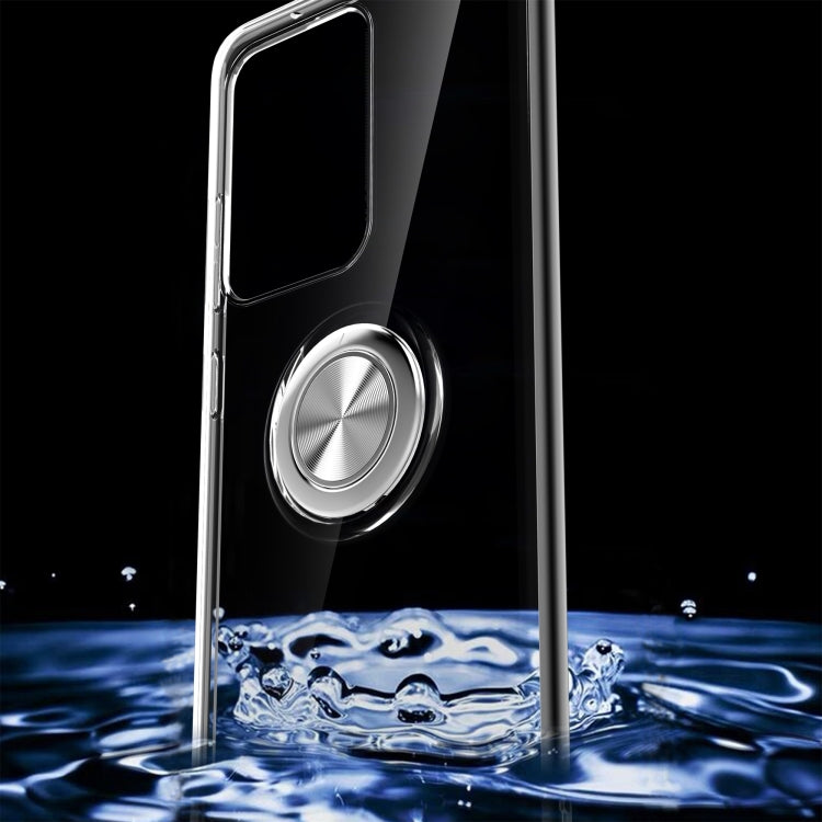 Ultra-thin TPU Protective Case with 360 Degree Rotation Holder, For Galaxy S20 Ultra, For Huawei P40 Pro