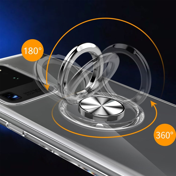 Ultra-thin TPU Protective Case with 360 Degree Rotation Holder, For Galaxy S20 Ultra, For Huawei P40 Pro