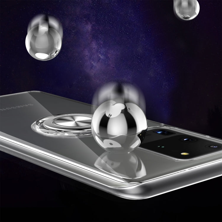 Ultra-thin TPU Protective Case with 360 Degree Rotation Holder, For Galaxy S20 Ultra, For Huawei P40 Pro