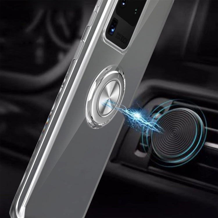 Ultra-thin TPU Protective Case with 360 Degree Rotation Holder, For Galaxy S20 Ultra, For Huawei P40 Pro