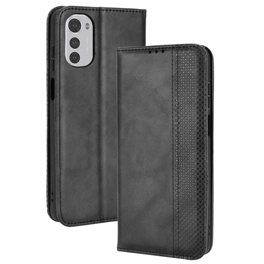 Magnetic Buckle Retro Crazy Horse Leather Phone Case
