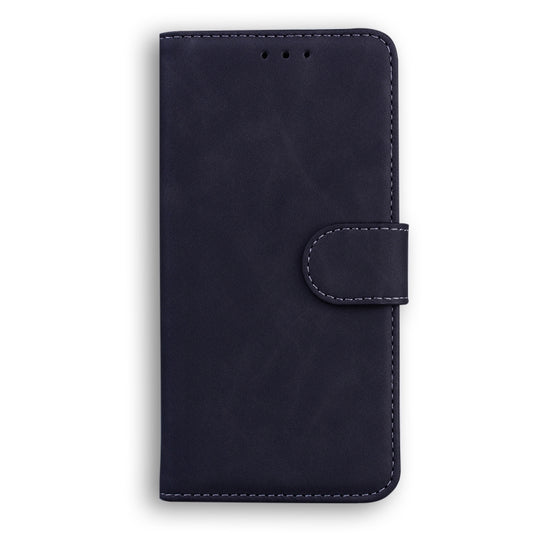 Skin Feel Pure Color Flip Leather Phone Case