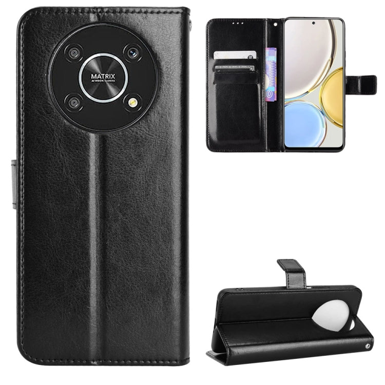 Crazy Horse Texture Horizontal Flip Phone Leather Case