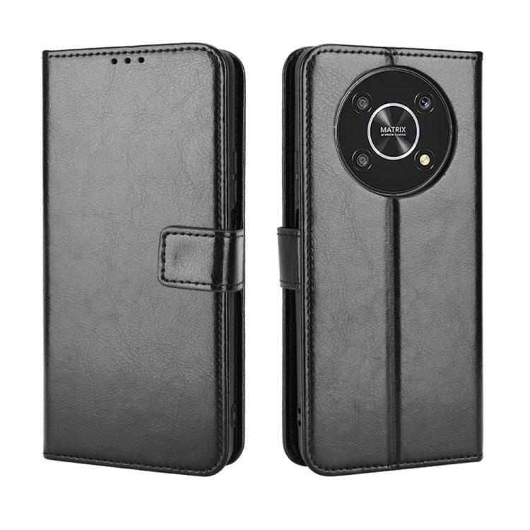 Crazy Horse Texture Horizontal Flip Phone Leather Case