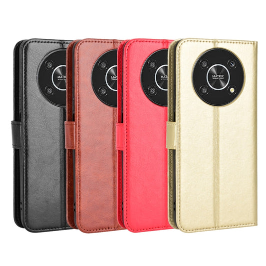 Crazy Horse Texture Horizontal Flip Phone Leather Case