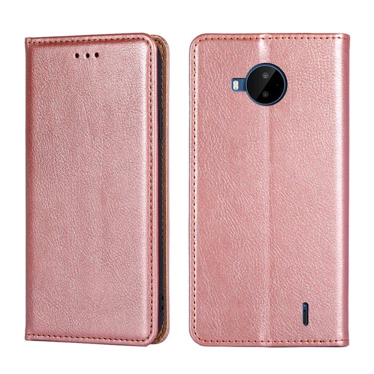 Gloss Oil Solid Color Magnetic Leather Phone Case