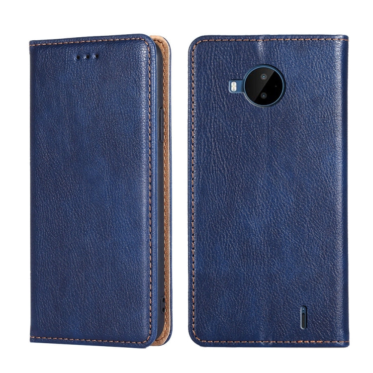 Gloss Oil Solid Color Magnetic Leather Phone Case
