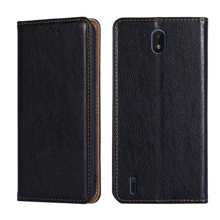 Gloss Oil Solid Color Magnetic Leather Phone Case