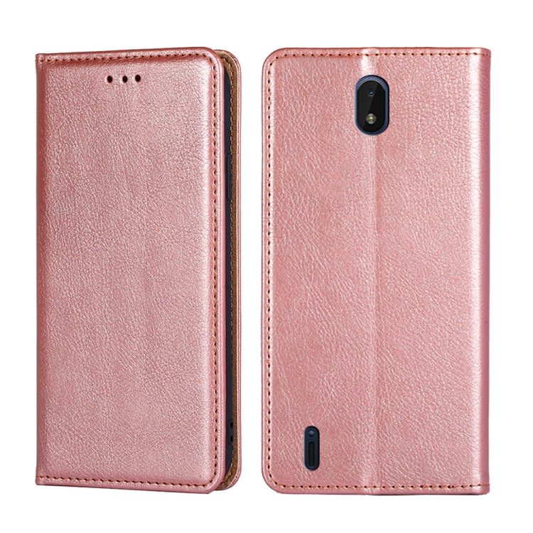 Gloss Oil Solid Color Magnetic Leather Phone Case