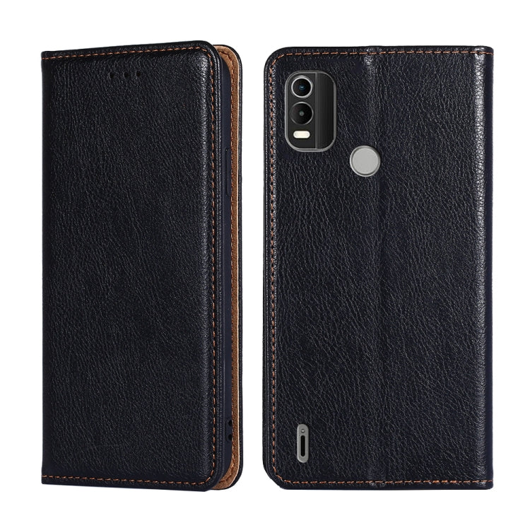 Gloss Oil Solid Color Magnetic Leather Phone Case