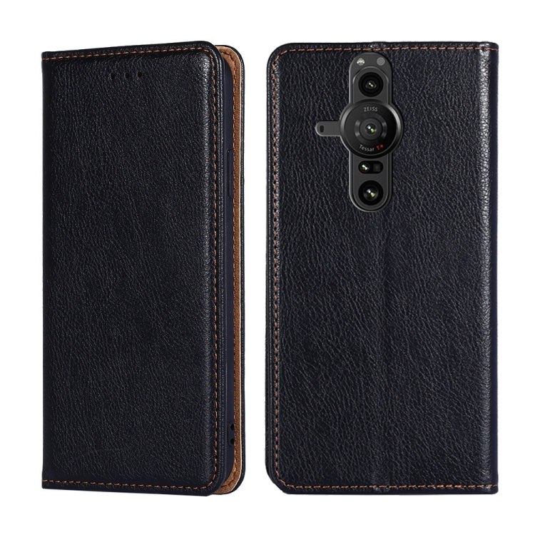Gloss Oil Solid Color Magnetic Leather Phone Case