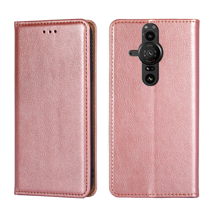 Gloss Oil Solid Color Magnetic Leather Phone Case