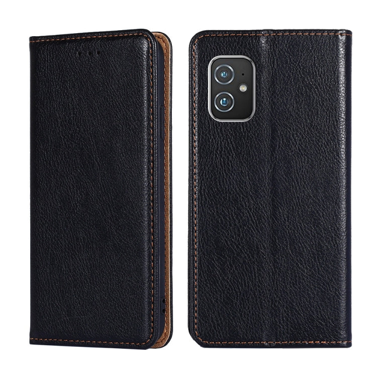 Gloss Oil Solid Color Magnetic Leather Phone Case
