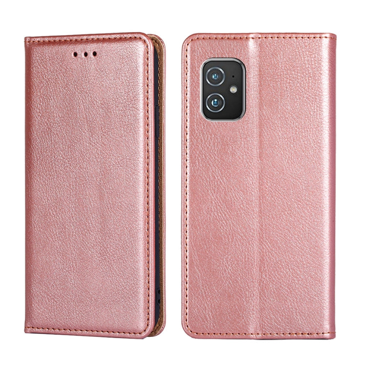 Gloss Oil Solid Color Magnetic Leather Phone Case