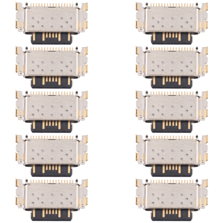 10 PCS Charging Port Connector, For Xiaomi Redmi Note 11E, For Xiaomi Redmi Note 11E Pro
