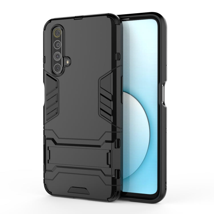 PC + TPU Shockproof Protective Case with Holder, For OPPO Realme X50 5G