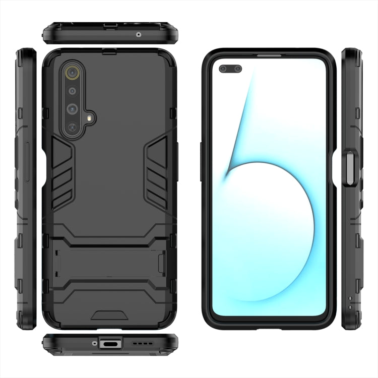 PC + TPU Shockproof Protective Case with Holder, For OPPO Realme X50 5G