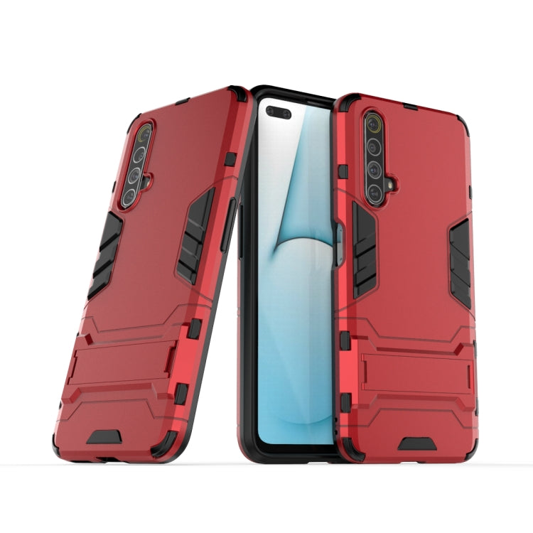PC + TPU Shockproof Protective Case with Holder, For OPPO Realme X50 5G