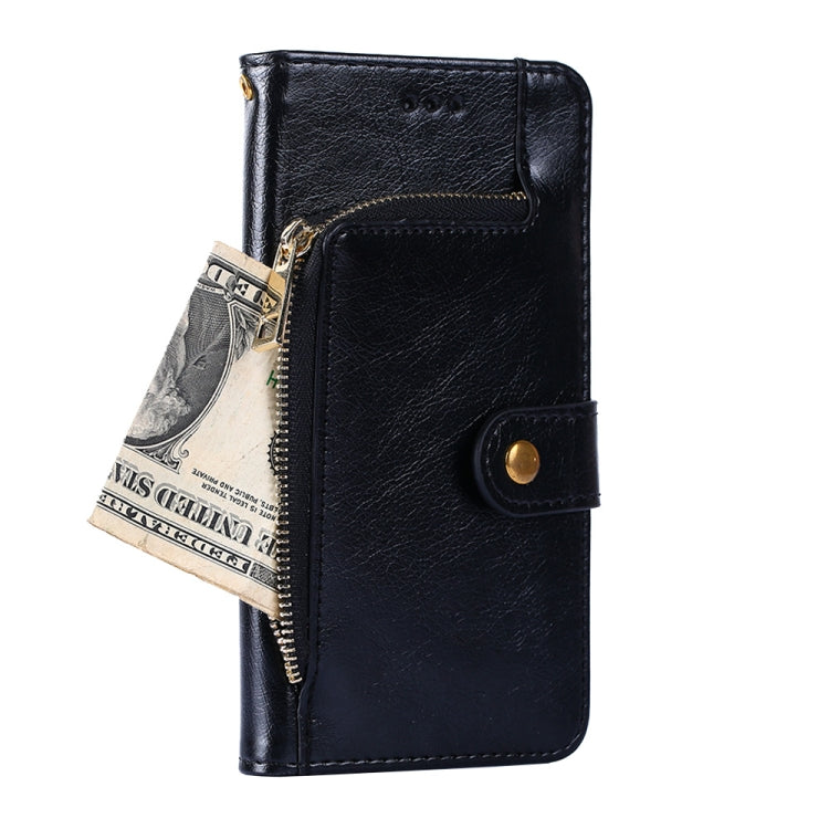 Zipper Bag PU + TPU Horizontal Flip Leather Phone Case