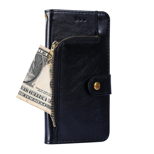 Zipper Bag PU + TPU Horizontal Flip Leather Phone Case
