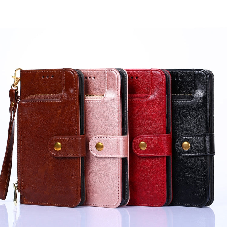 Zipper Bag PU + TPU Horizontal Flip Leather Phone Case