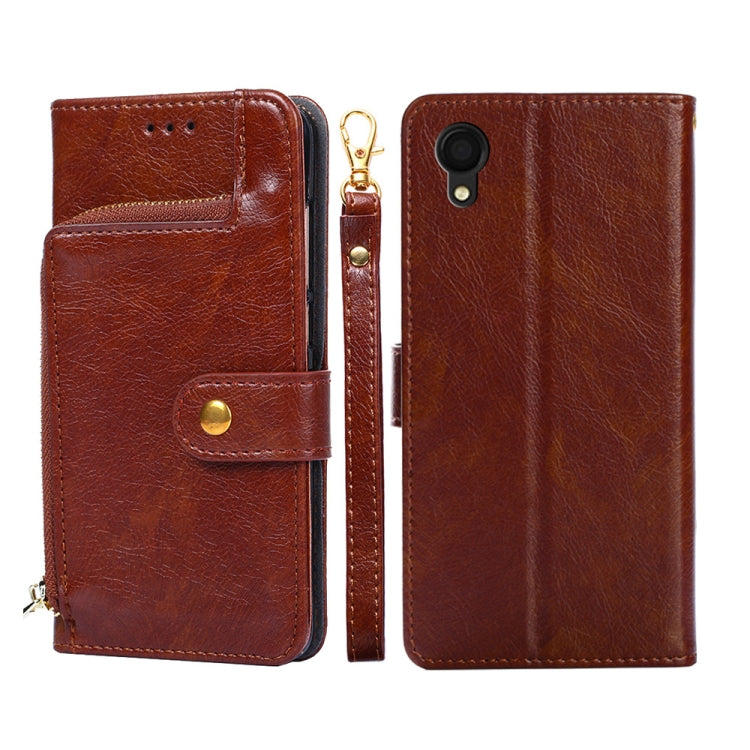 Zipper Bag PU + TPU Horizontal Flip Leather Phone Case