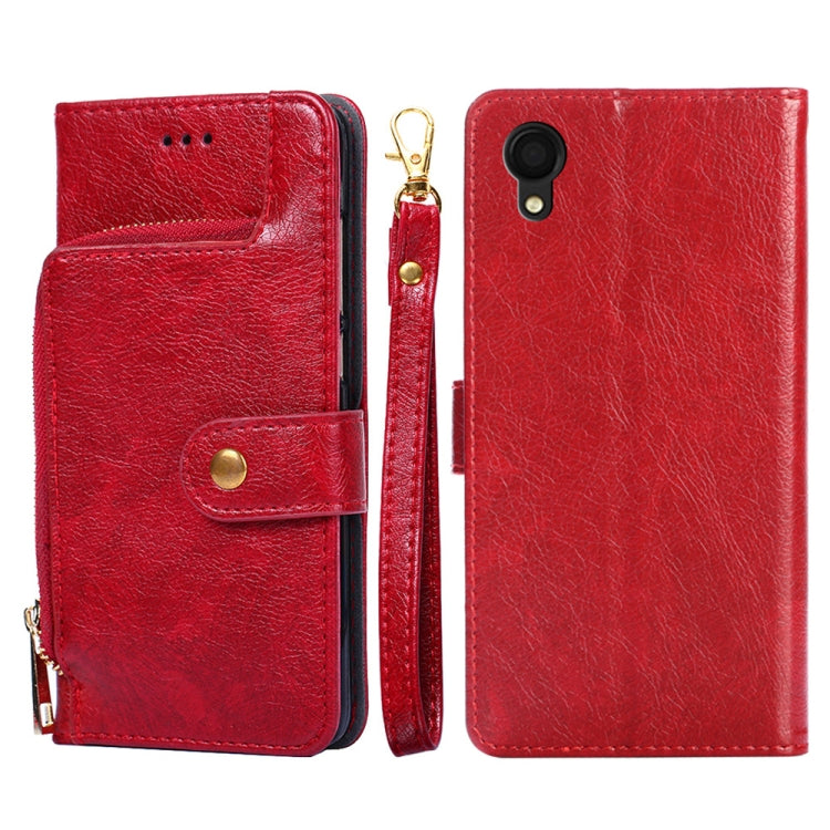 Zipper Bag PU + TPU Horizontal Flip Leather Phone Case
