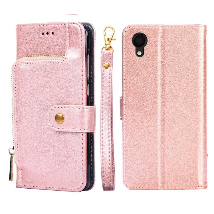 Zipper Bag PU + TPU Horizontal Flip Leather Phone Case