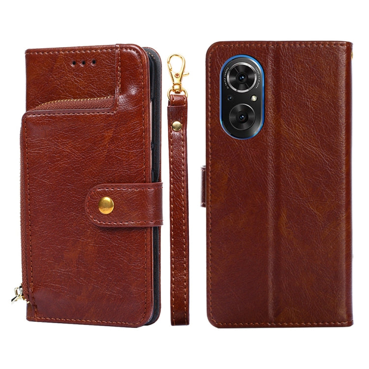 Zipper Bag PU + TPU Horizontal Flip Leather Phone Case