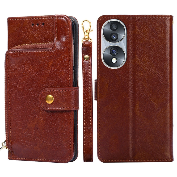 Zipper Bag PU + TPU Horizontal Flip Leather Phone Case