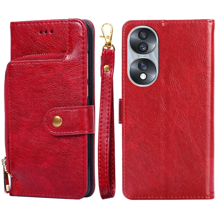 Zipper Bag PU + TPU Horizontal Flip Leather Phone Case