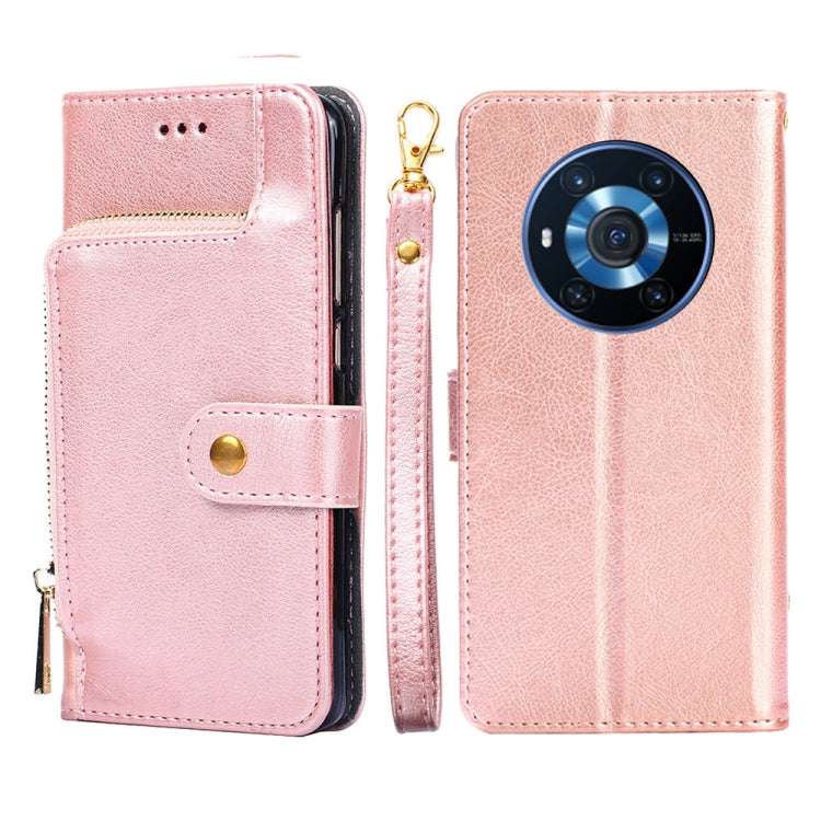 Zipper Bag PU + TPU Horizontal Flip Leather Phone Case