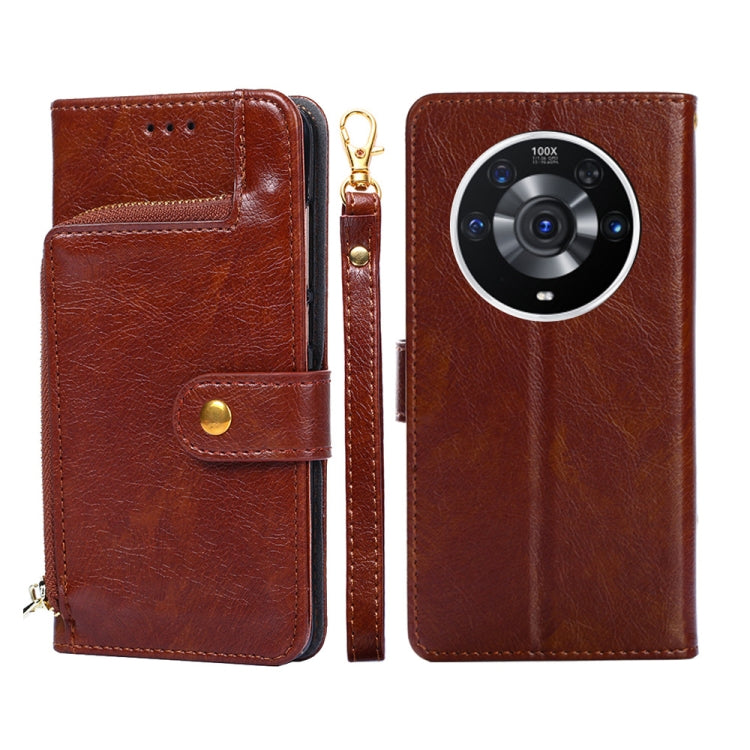 Zipper Bag PU + TPU Horizontal Flip Leather Phone Case