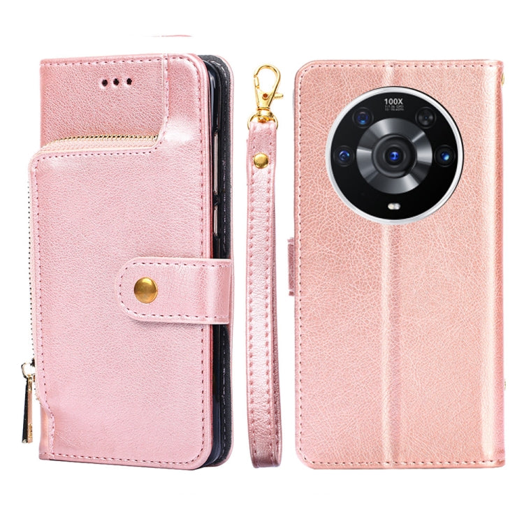 Zipper Bag PU + TPU Horizontal Flip Leather Phone Case