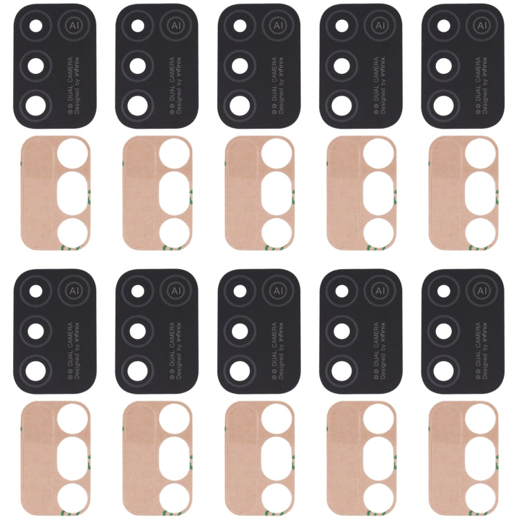 10 PCS Back Camera Lens, For Infinix Hot 10 Play, For Infinix Hot 10s/Hot 10T, For Infinix Hot 10i/Smart 5 Pro, For Infinix Note 8, For Infinix Note 10, For Infinix Hot 11s, For Infinix Hot 11 Play, For Infinix Zero X/Zero X Pro, For Infinix Note 8i���...