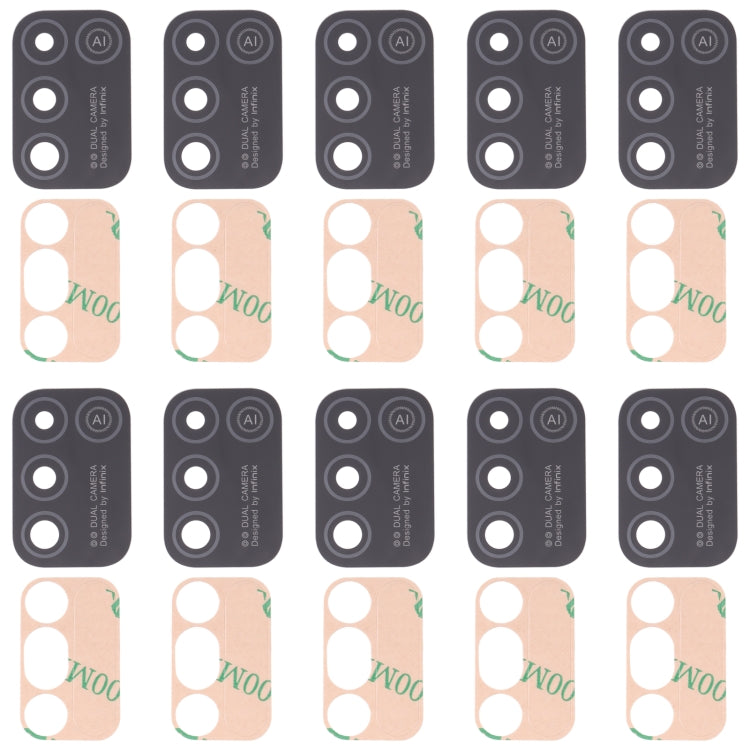 10 PCS Back Camera Lens, For Infinix Hot 10 Play, For Infinix Hot 10s/Hot 10T, For Infinix Hot 10i/Smart 5 Pro, For Infinix Note 8, For Infinix Note 10, For Infinix Hot 11s, For Infinix Hot 11 Play, For Infinix Zero X/Zero X Pro, For Infinix Note 8i���...