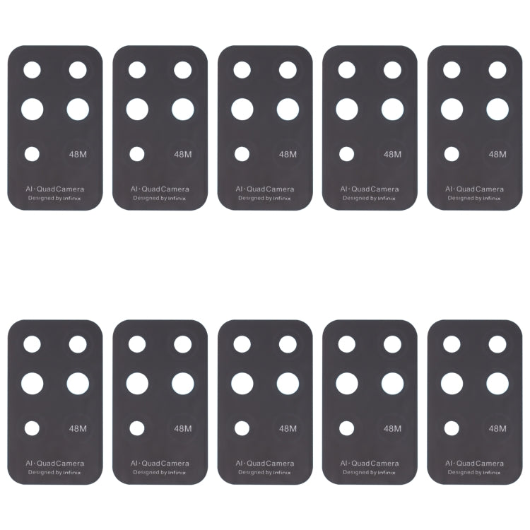 10 PCS Back Camera Lens, For Infinix Hot 10 Play, For Infinix Hot 10s/Hot 10T, For Infinix Hot 10i/Smart 5 Pro, For Infinix Note 8, For Infinix Note 10, For Infinix Hot 11s, For Infinix Hot 11 Play, For Infinix Zero X/Zero X Pro, For Infinix Note 8i���...