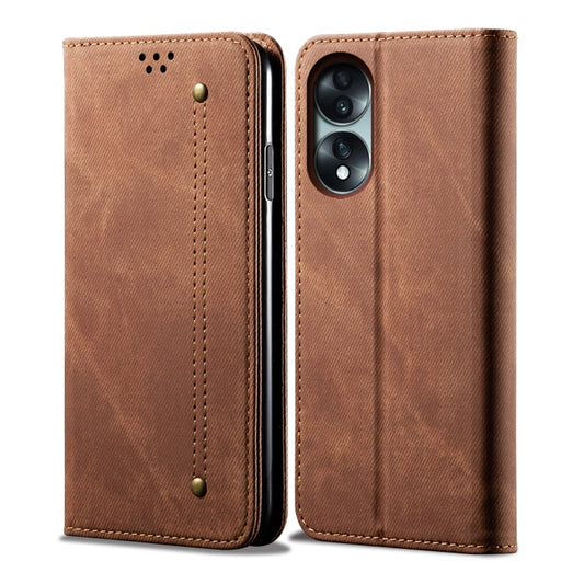Denim Texture Flip Leather Phone Case
