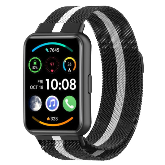 For Huawei Watch Fit 2 Milan Magnetic Stainless Steel Watch Band