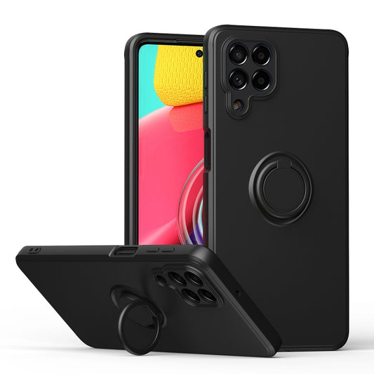 Ring Kickstand Silicone Phone Case